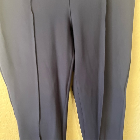 Lilly Pulitzer Blue Ponte Pants Stretch Navy Pull On Travel Trousers Size Small - Picture 3 of 9